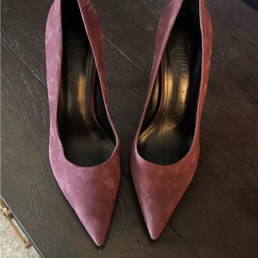 SCHUTZ Women's Deep Burgundy Pumps